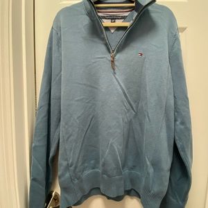 men’s tommy hilfiger pull over sweater
